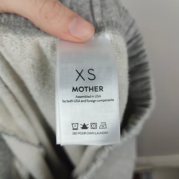 Mother The Bender Sweatpants Womens XS Move It Gray Heather NWT Joggers Retro 44 - Picture 7 of 10